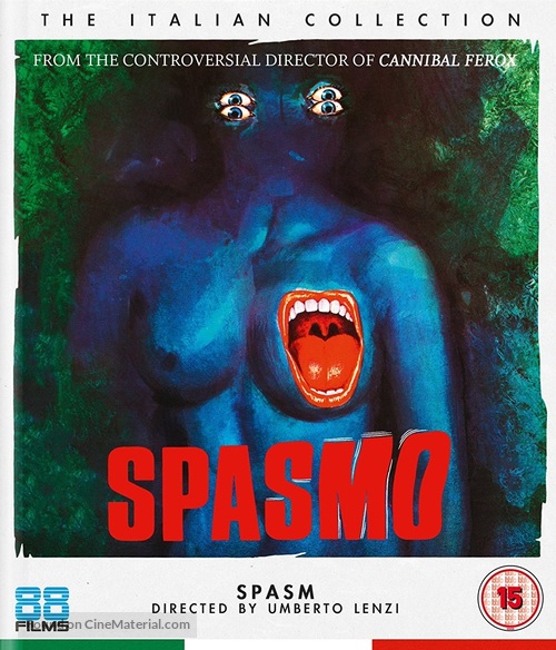 Spasmo - British Blu-Ray movie cover