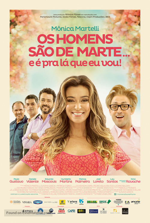 Os Homens S&atilde;o de Marte... E &eacute; pra L&aacute; que Eu Vou! - Brazilian Movie Poster