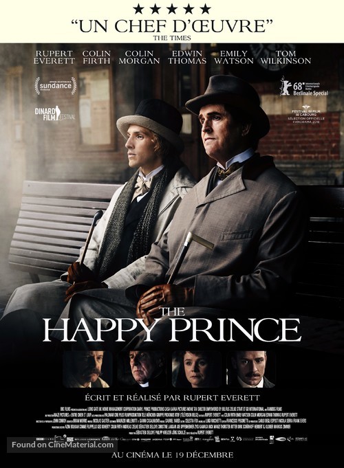 The Happy Prince - French Movie Poster