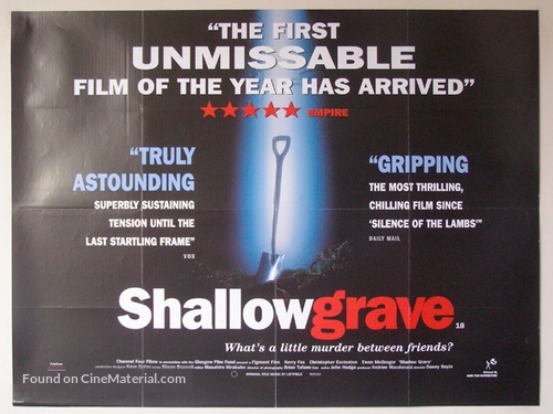 Shallow Grave - British Movie Poster