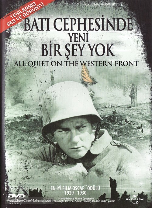 All Quiet on the Western Front - Turkish Movie Cover