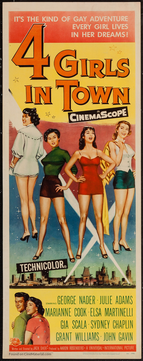 Four Girls in Town - Movie Poster