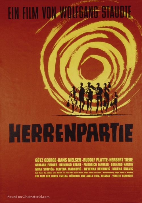 Herrenpartie - German Movie Poster