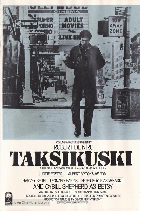 Taxi Driver - Finnish VHS movie cover