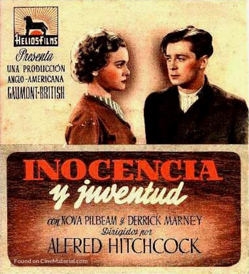 Young and Innocent - Spanish Movie Poster