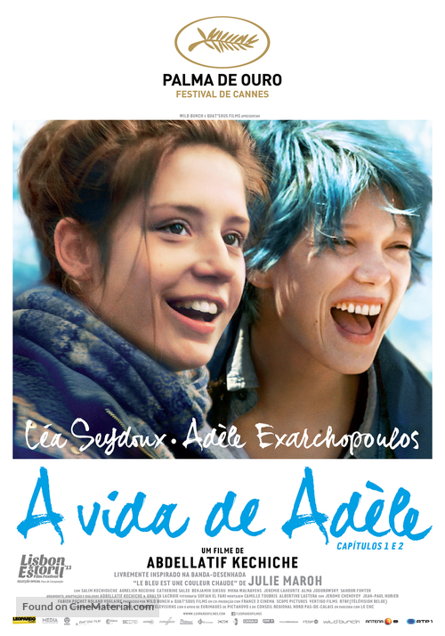 La vie d&#039;Ad&egrave;le - Portuguese Movie Poster