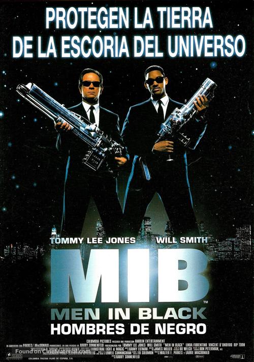 Men in Black - Spanish Movie Poster