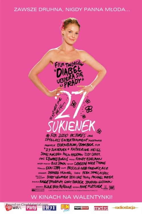 27 Dresses - Polish Movie Poster