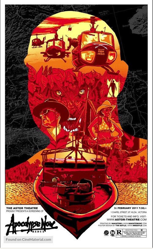 Apocalypse Now - Australian Homage movie poster