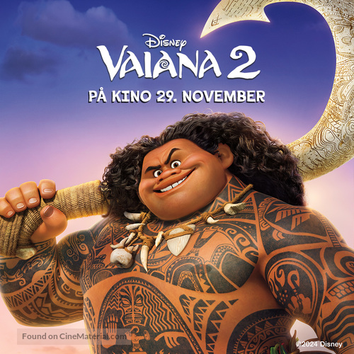 Moana 2 - Norwegian Movie Poster