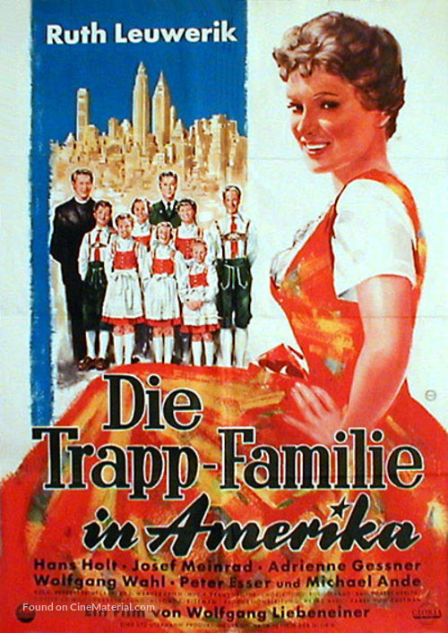 Die Trapp-Familie in Amerika - German Movie Poster