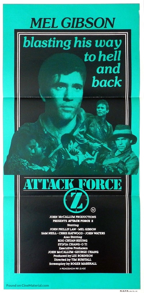 Attack Force Z - Australian Movie Poster