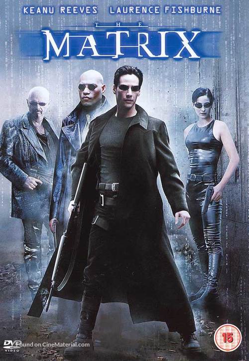 The Matrix - British DVD movie cover