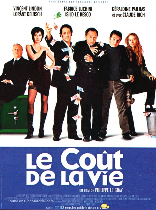 Le co&ucirc;t de la vie - French Movie Poster