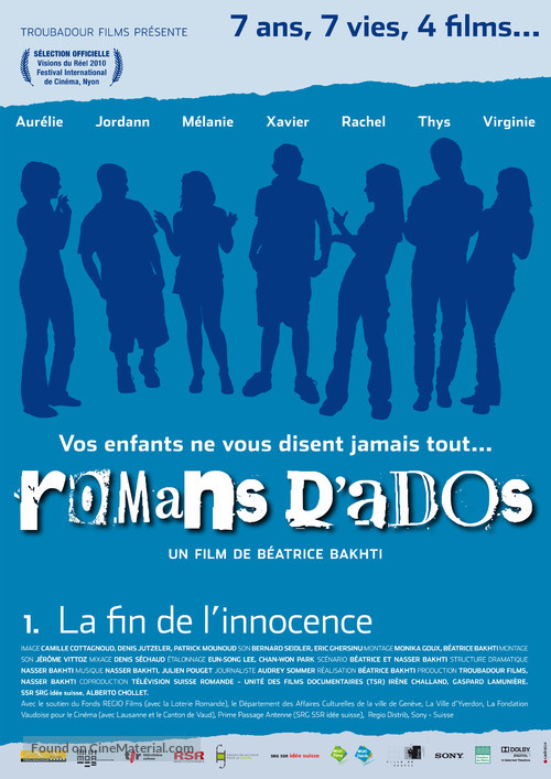 Romans d&#039;ados: 2002-2008 1. La fin de l&#039;innocence - French Movie Poster