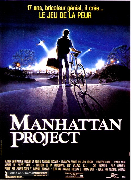 The Manhattan Project - French Movie Poster