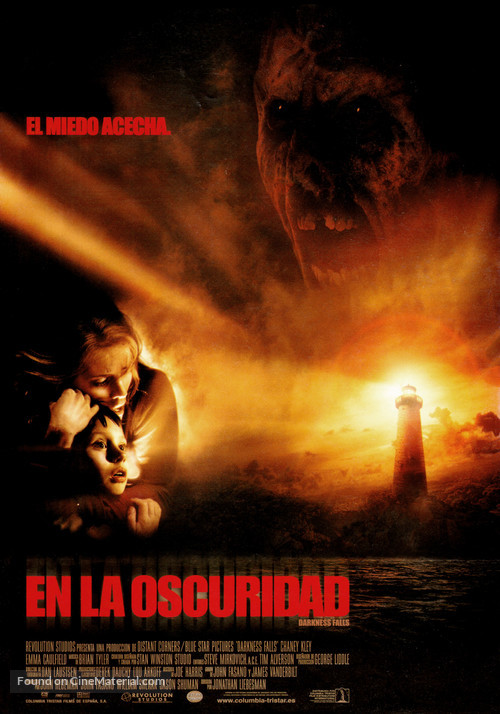 Darkness Falls - Spanish Movie Poster