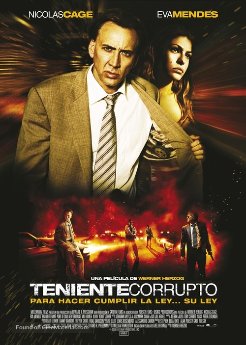 The Bad Lieutenant: Port of Call - New Orleans - Spanish Movie Poster