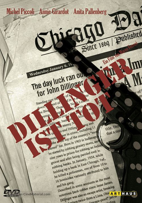 Dillinger &egrave; morto - German Movie Cover