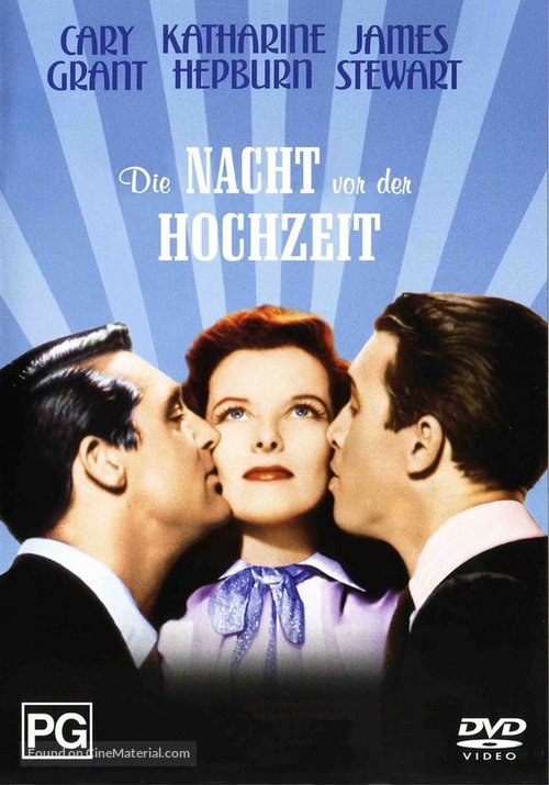 The Philadelphia Story - German DVD movie cover