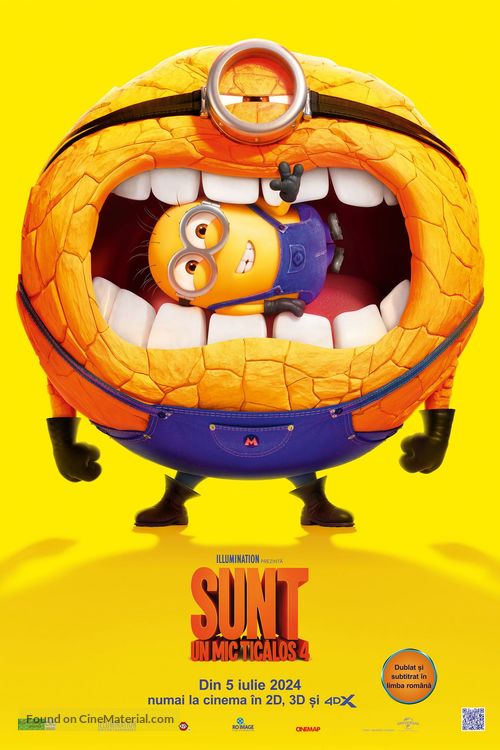 Despicable Me 4 - Romanian Movie Poster