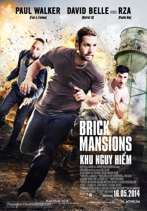 Brick Mansions - Vietnamese Movie Poster