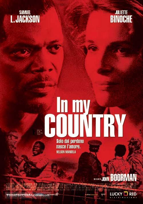 In My Country - Italian Movie Poster