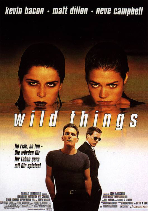 Wild Things - German Movie Poster