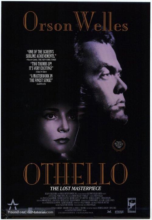 The Tragedy of Othello: The Moor of Venice - Re-release movie poster