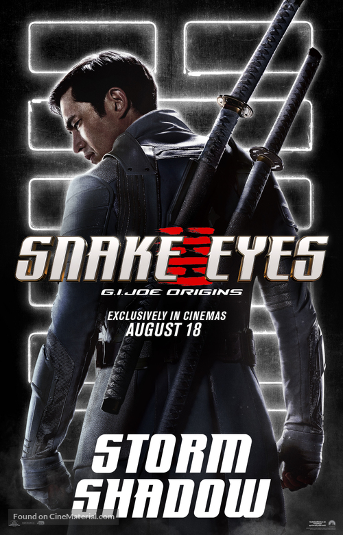 Snake Eyes: G.I. Joe Origins - British Movie Poster