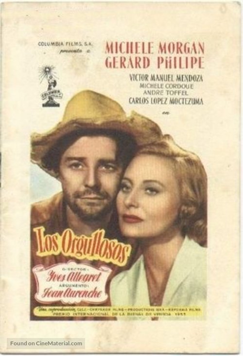 Orgueilleux, Les - Spanish Movie Poster