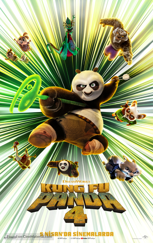 Kung Fu Panda 4 - Turkish Movie Poster