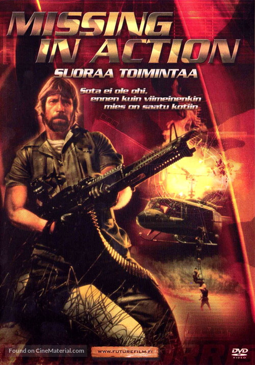 Missing in Action - Finnish DVD movie cover