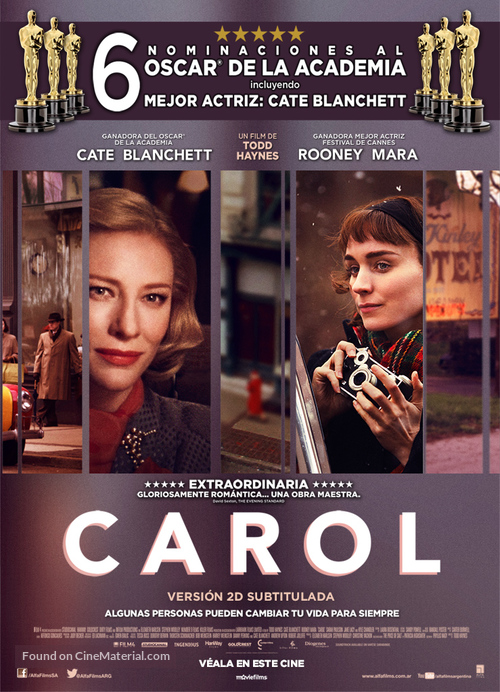 Carol - Argentinian Movie Poster