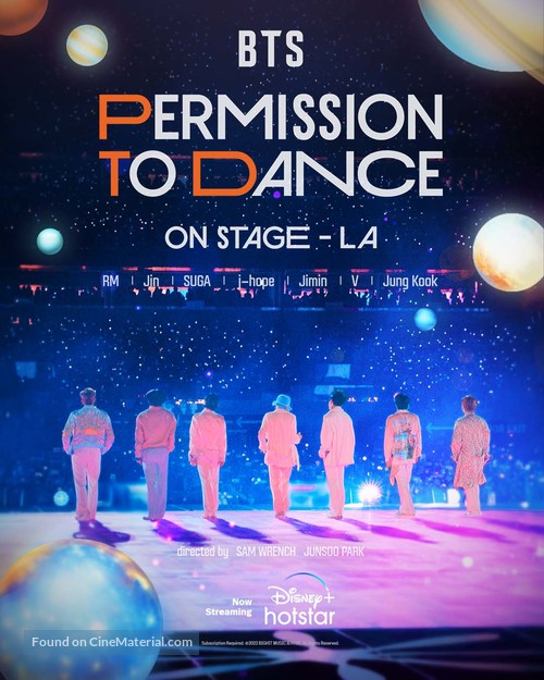 BTS Permission to Dance on Stage - Seoul: Live Viewing - Malaysian Movie Poster