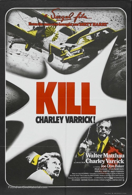 Charley Varrick - British Movie Poster
