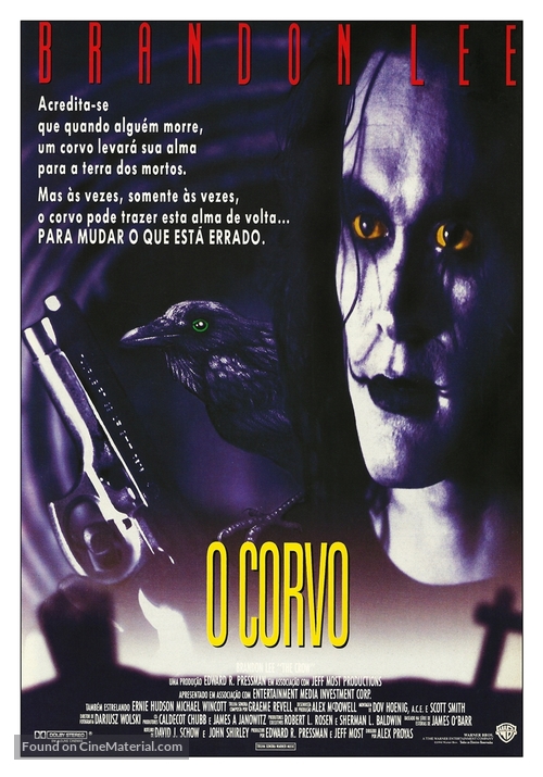 The Crow - Brazilian Movie Poster