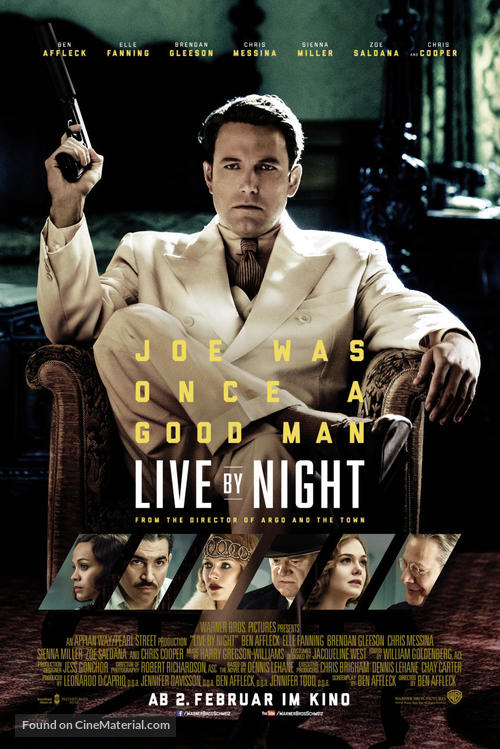 Live by Night - Swiss Movie Poster