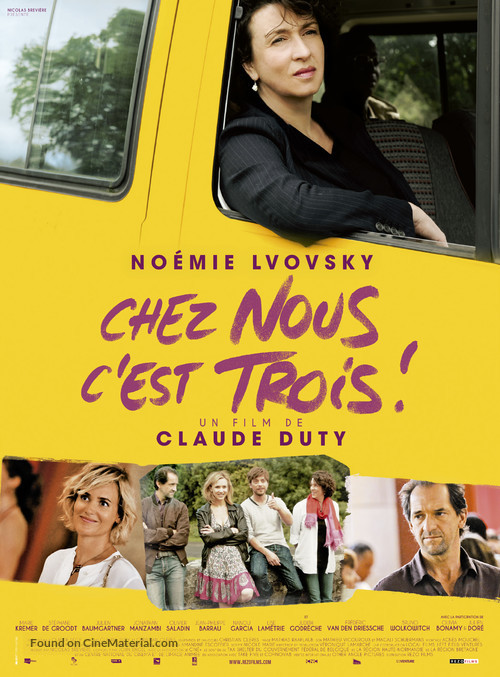 Chez nous c&#039;est trois! - French Movie Poster