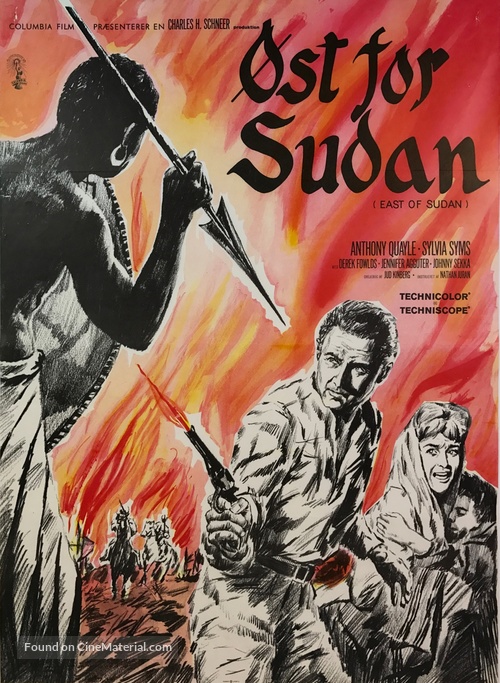 East of Sudan - Danish Movie Poster