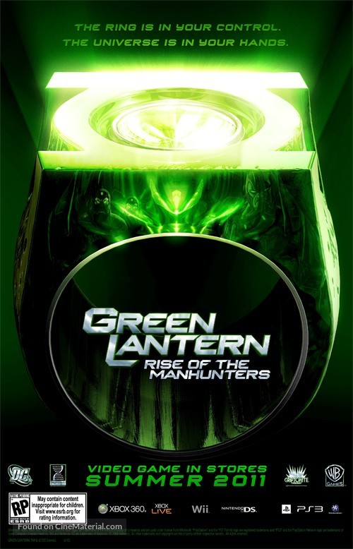 Green Lantern: Rise of the Manhunters - Movie Poster