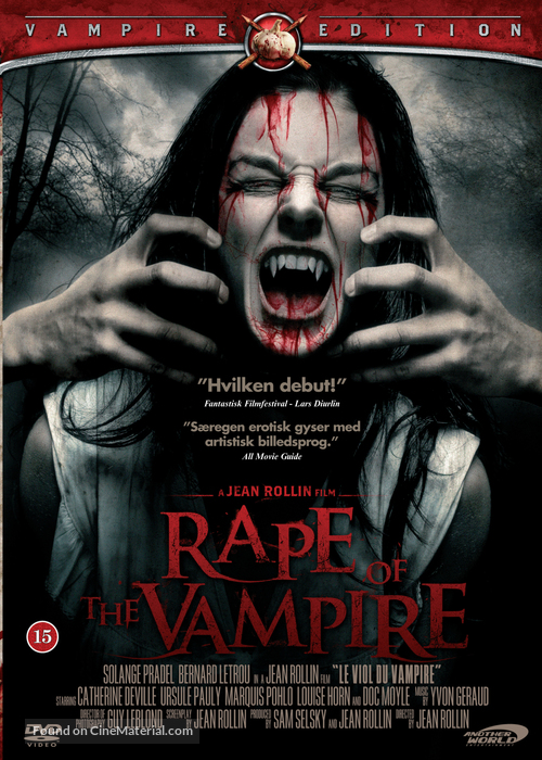 Le viol du vampire - Danish DVD movie cover