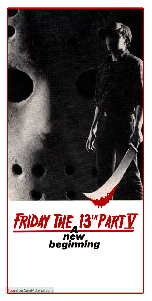 Friday The 13th A New Beginning 1985 Movie Poster
