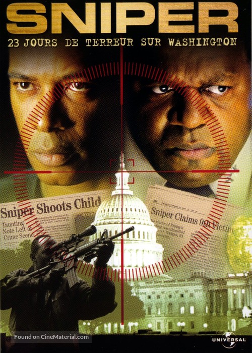 D.C. Sniper: 23 Days of Fear - French DVD movie cover