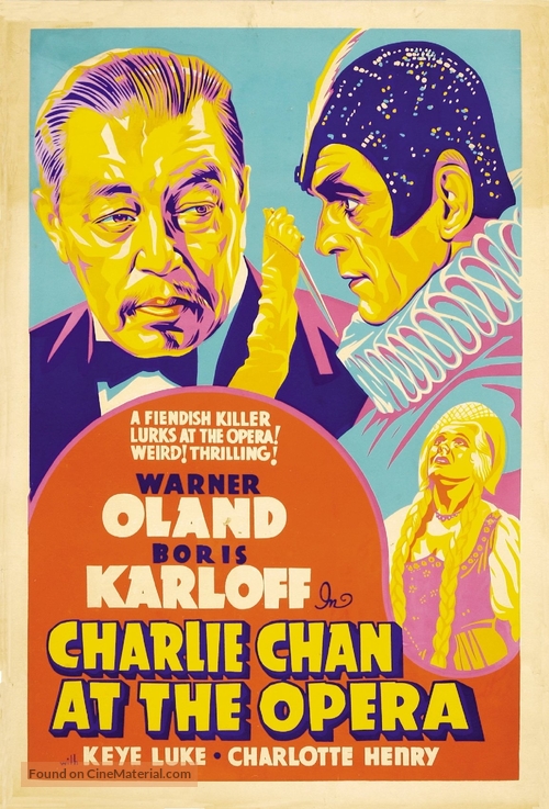 Charlie Chan at the Opera - Movie Poster