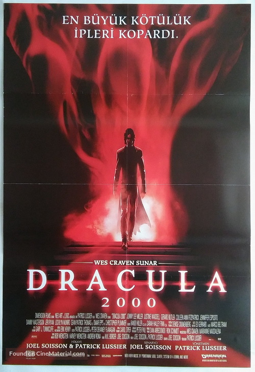 Dracula 2000 - Turkish Movie Poster