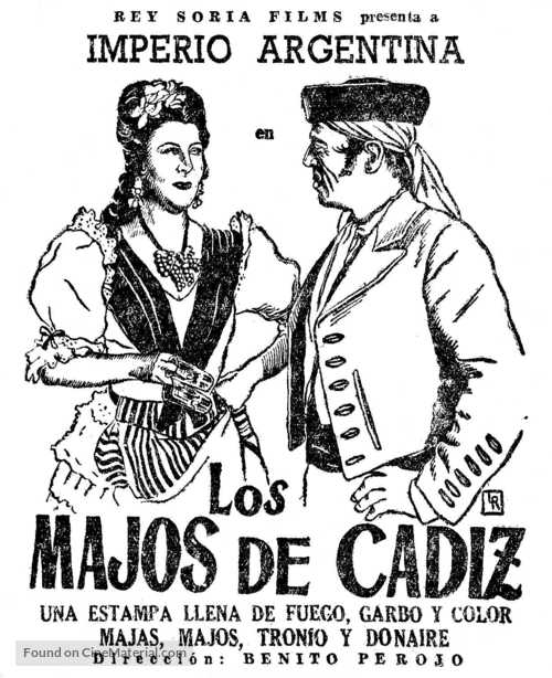 La maja de los cantares - Spanish Movie Poster