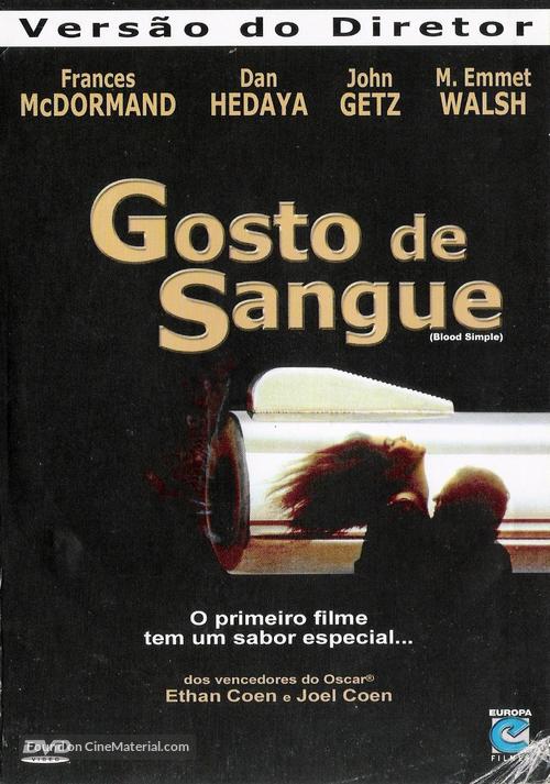 Blood Simple - Brazilian Movie Cover