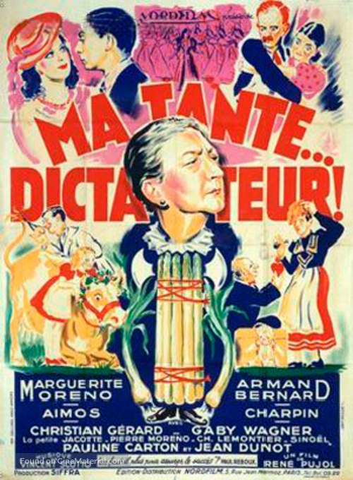 Ma tante dictateur - French Movie Poster