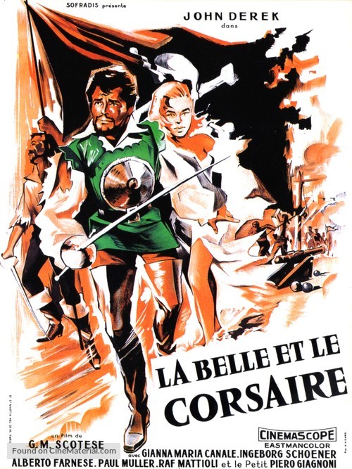 Il corsaro della mezzaluna - French Movie Poster
